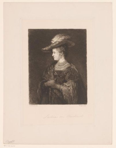 Portrait of Saskia van Uylenburgh