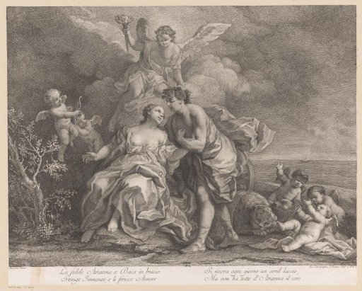 Bacchus and Ariadne on the island of Naxos