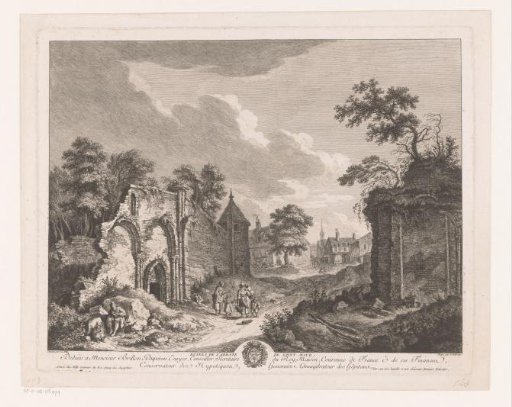 Ruins of the Abbaye de Saint-Maur