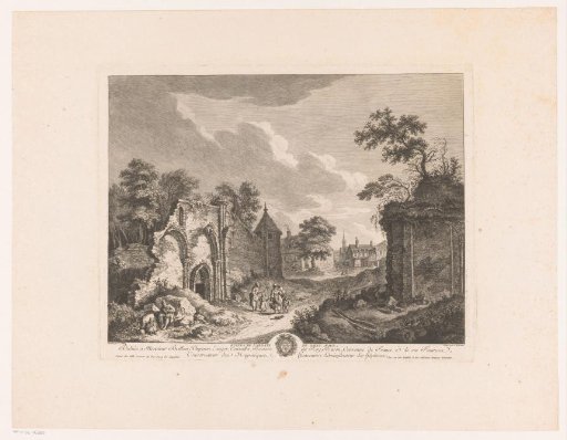 Ruins of the Abbaye de Saint-Maur