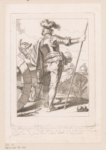 Soldier Leaning on a Cannon