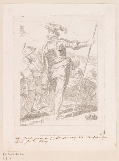 Soldier Leaning on a Cannon