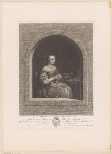 Young Woman with Knitting