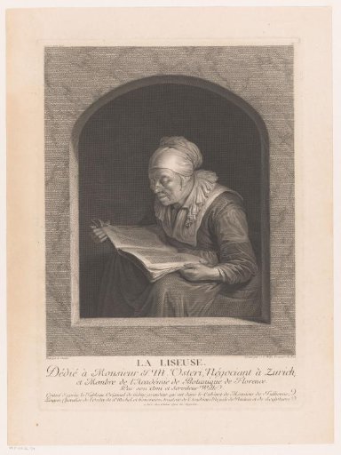 Old Woman Reading
