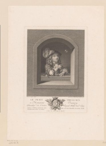 Boy Blowing Soap Bubbles