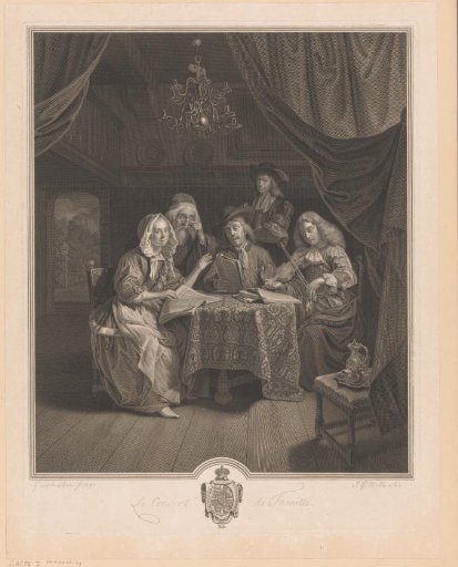 A Musical Company around a Table