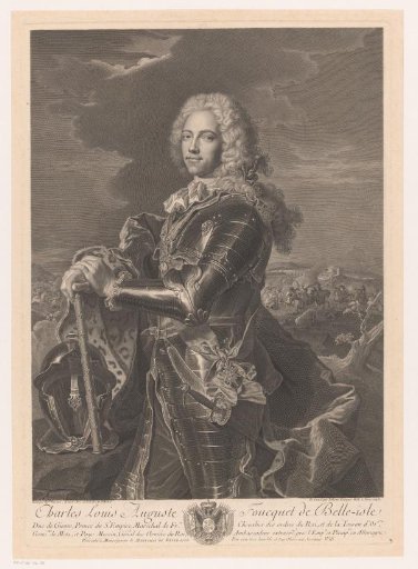 Portrait of Charles Louis Auguste Fouquet, Duke of Belle-Isle