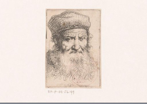 Old Man with Beard and Cap