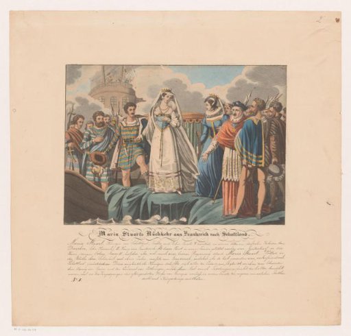Return of Mary I Stuart to Scotland from France