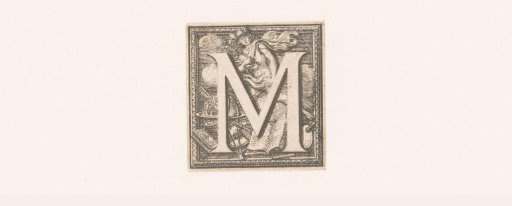 Letter M and Mercury