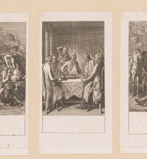 Men around a table