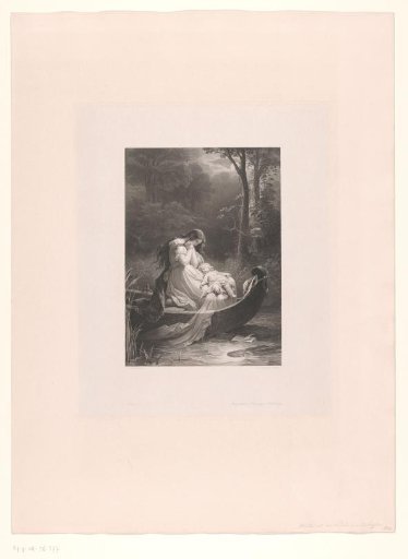 Scene from Die Wahlverwandtschaften by Johann Wolfgang von Goethe