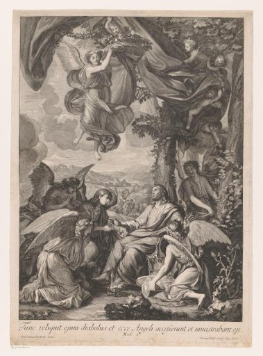 Christ surrounded by angels