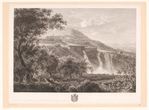 Landscape with the Small Waterfalls of Tivoli