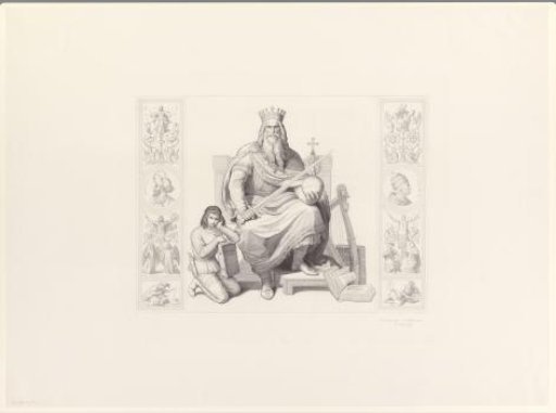 Charlemagne on a throne