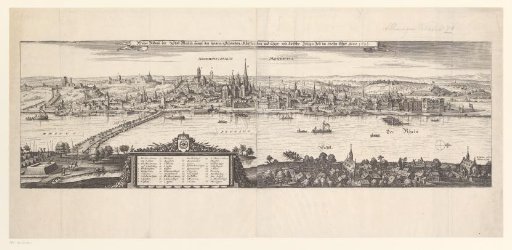 View of Mainz and the Rhine