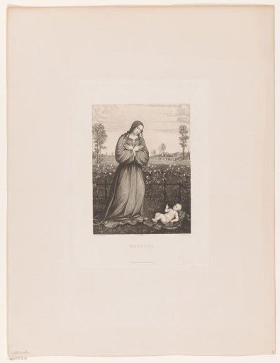 Mary with Child in a Garden