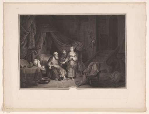Sarah presenting Hagar to Abraham
