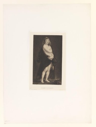 Portrait of Helena Fourment with Fur Mantle
