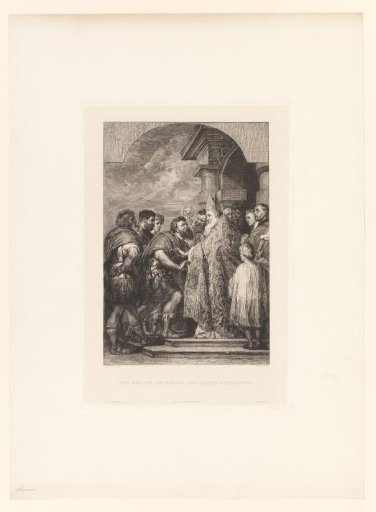 St. Ambrose Prevents Emperor Theodosius from Entering the Church