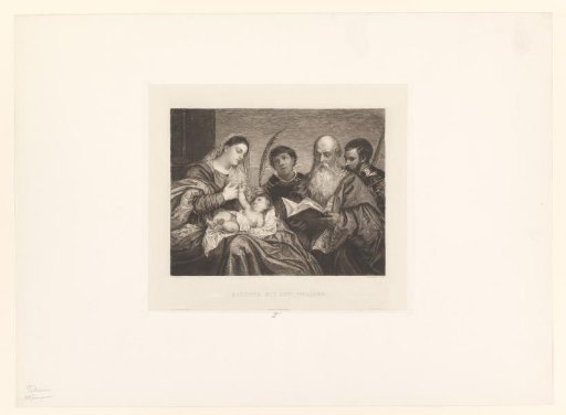 Mary and Child with Three Saints