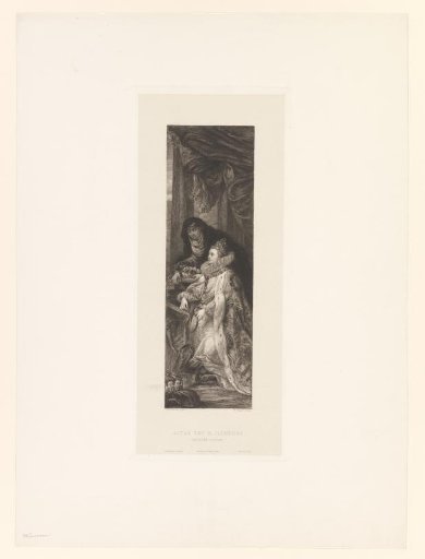 Right Wing of the Altarpiece of Ildefonso: Isabella Clara Eugenia of Spain with Her Patron Saint Elizabeth of Hungary