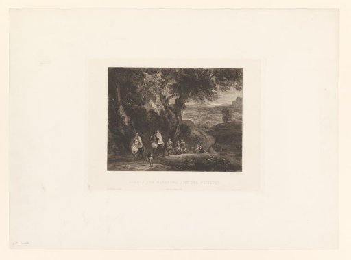 Hilly Landscape with Rudolf I of Habsburg and the Priest