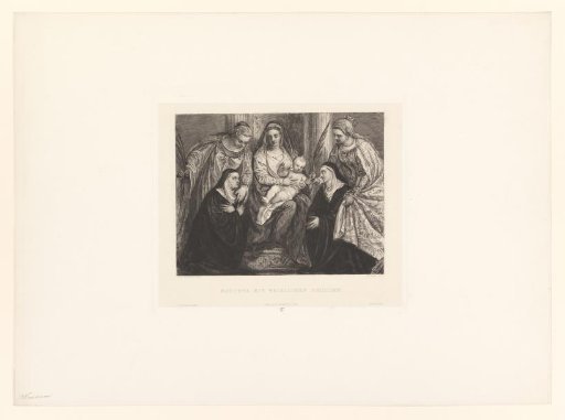 Mary with Child and Female Saints