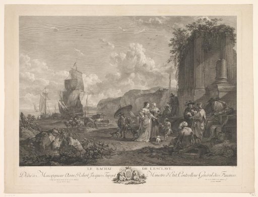 The Redemption of a Slave in a Landscape with a Ruin