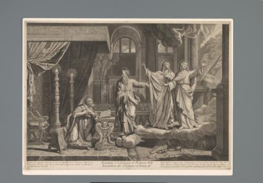 Saint Ambrose Causes the Martyrs Saint Gervasius and Saint Protasius to Rise