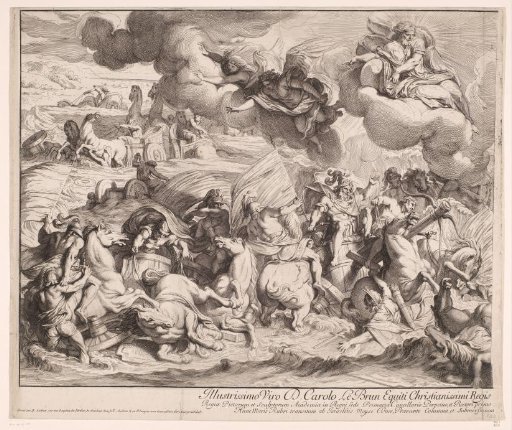 Crossing of the Red Sea (Left Part)