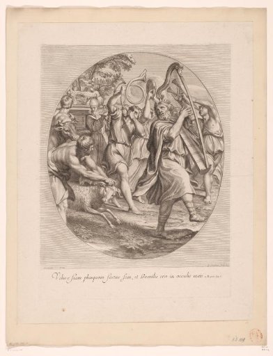 David with Harp and Other Musicians
