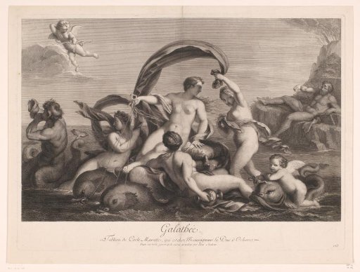 Galatea watched by Polyphemus