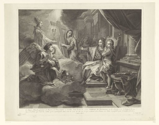 Blanche of Castile Showing Her Son Louis IX Objects of the Christian Faith