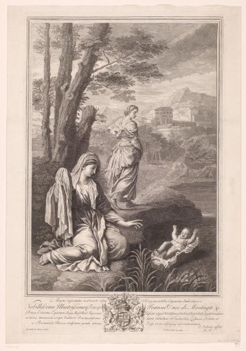 Moses in a basket on the Nile