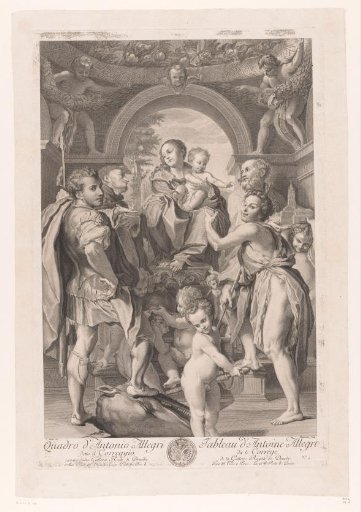 Mary with Child and John the Baptist, St. Geminianus, St. Peter Martyr and St. George
