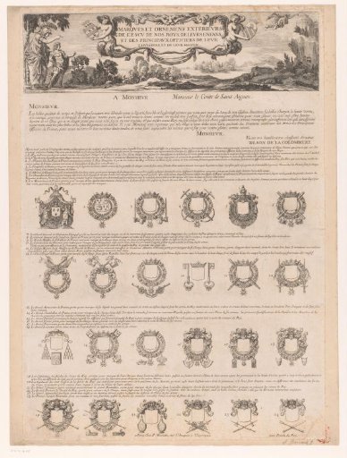 Marks and ornaments on the shields of the kings