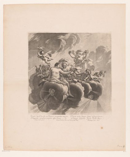 Venus, Bacchus and Ceres Gathered on a Cloud (Without Ceres and Bacchus, Venus Grows Cold)