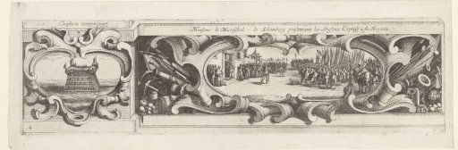 Siege of La Rochelle, September 1627–October 1628 (border work, lower left part)