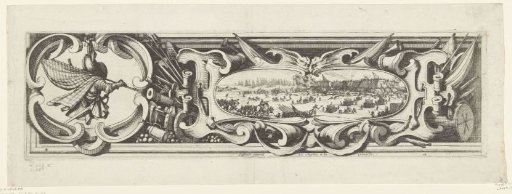 Siege of Saint Martin on Île de Ré, July–November 1627 (border work, lower left part)