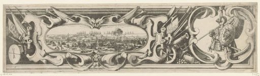 Siege of Saint Martin on the Île de Ré, July–November 1627 (border work, lower right section)