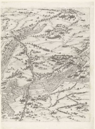 Siege of La Rochelle, September 1627–October 1628 (central map, upper right section)