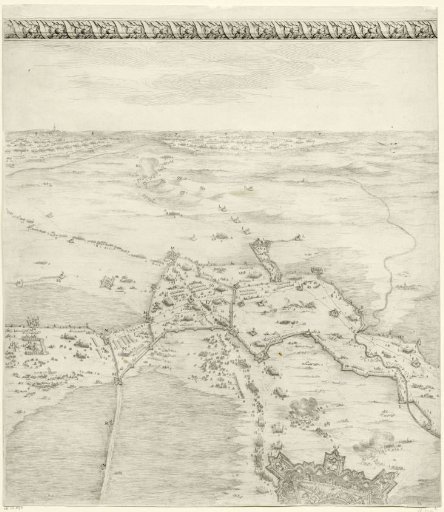 Siege of Breda, 27 August 1624–5 June 1625 (upper middle section)