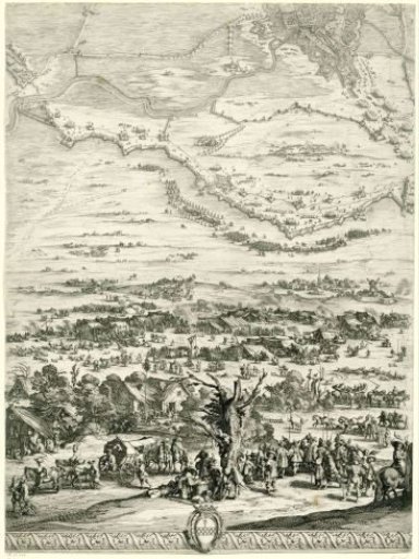 Siege of Breda, 27 August 1624–5 June 1625 (lower middle section)