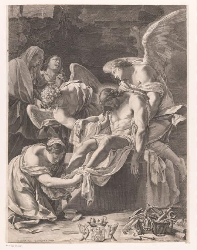 The Deposition by Two Angels