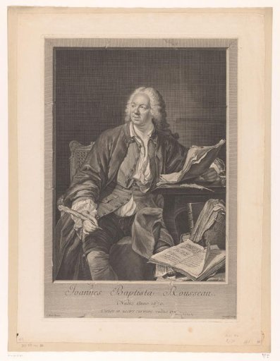 Portrait of Jean-Baptiste Rousseau