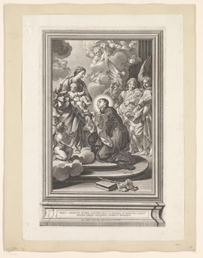 St. Stanislaus Kostka kneeling before Mary and Child