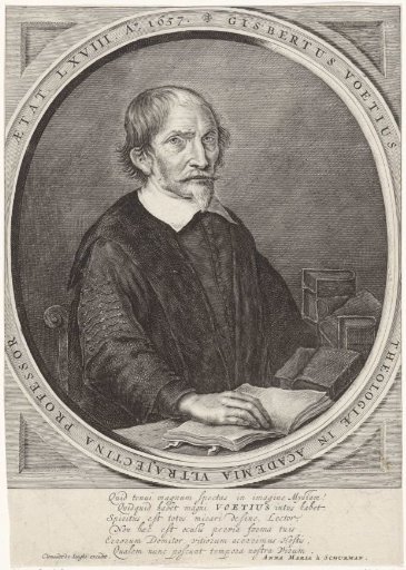Portrait of Gijsbert Voet, theologian at Utrecht