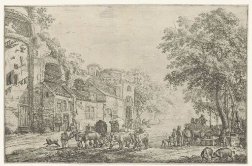 Entrance Road to a City