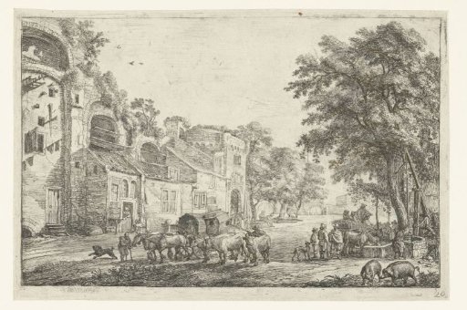 Entrance Road to a City